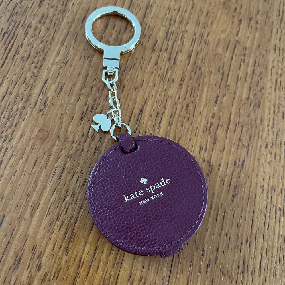 Kate Spade key fob with mirror